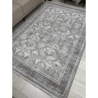Ковер для жилой комнаты Radjab Carpet Афина Прямоугольник 9008A 12793RK (2.4x3.4, Grey/Cream) - Превью изображения №3 — Интернет-магазин ПроЗаказ