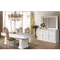 Зеркало ФорестДекоГрупп Бьянка ГН010-12 (белый) - Превью изображения №2 — Интернет-магазин ПроЗаказ