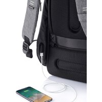 Городской рюкзак XD Design Bobby Hero Regular (серый) - Превью изображения №19 — Интернет-магазин ПроЗаказ