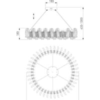 Подвесная люстра Bogate's 90375/1 - Превью изображения №6 — Интернет-магазин ПроЗаказ