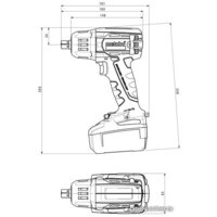 Гайковерт Metabo SSW 18 LTX 400 BL 602205890 (без АКБ) - Превью изображения №4 — Интернет-магазин ПроЗаказ