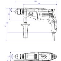 Ударная дрель Metabo SBEV 1000-2 600783500 - Превью изображения №7 — Интернет-магазин ПроЗаказ