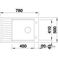 Кухонная мойка Blanco Elon XL 6 S (темная скала) 524835 - Превью изображения №2 — Интернет-магазин ПроЗаказ