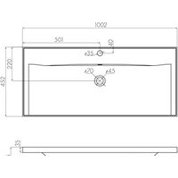 Умывальник Акватон Айрис 100 1A723031AG010 - Превью изображения №4 — Интернет-магазин ПроЗаказ
