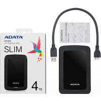 Внешний накопитель ADATA HV300 AHV300-4TU31-CBK 4TB (черный) - Превью изображения №4 — Интернет-магазин ПроЗаказ