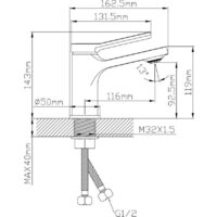 Смеситель Econoce D35 730 EC0730BL (черный) - Превью изображения №4 — Интернет-магазин ПроЗаказ