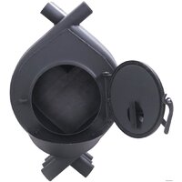 Свободностоящая печь-камин Сибирь БВ-100 - Превью изображения №2 — Интернет-магазин ПроЗаказ