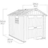  Keter Oakland 759 (2.29x2.87 м) - Превью изображения №6 — Интернет-магазин ПроЗаказ