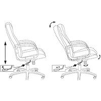 Офисное кресло Бюрократ T-898/3С1GR (серый) - Превью изображения №6 — Интернет-магазин ПроЗаказ