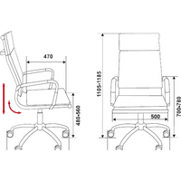 Офисное кресло Бюрократ CH-993 (черный) - Превью изображения №16 — Интернет-магазин ПроЗаказ
