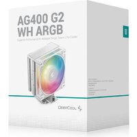 Кулер для процессора DeepCool AG400 G2 ARGB WH R-AG400-WHAMMG2-G - Превью изображения №9 — Интернет-магазин ПроЗаказ