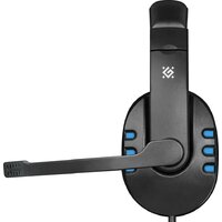 Наушники Defender Warhead G-160 (черный/синий) - Превью изображения №2 — Интернет-магазин ПроЗаказ