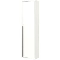 Дабер Шкаф-полупенал 015 СТ15.0.0.5Ч (белый древесный/ручка черная)