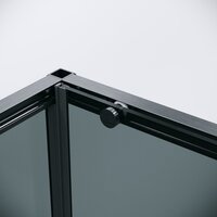 Душевой уголок Grossman Galaxy 100x90x195 120.K33.01.1090.42.10 (графит сатин/стекло тонированное) - Превью изображения №3 — Интернет-магазин ПроЗаказ