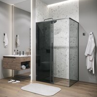 Душевой уголок Grossman Galaxy 100x90x195 120.K33.01.1090.42.10 (графит сатин/стекло тонированное) - Превью изображения №8 — Интернет-магазин ПроЗаказ