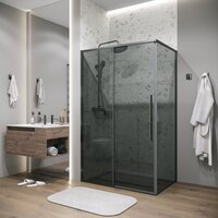 Душевой уголок Grossman Galaxy 100x90x195 120.K33.01.1090.42.10 (графит сатин/стекло тонированное) - Превью изображения №6 — Интернет-магазин ПроЗаказ