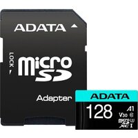 ADATA Premier Pro AUSDX128GUI3V30SA2-RA1 microSDXC 128GB (с адаптером)