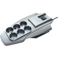 ZIS Pilot XPro 6 розеток, 1.8 м, серебристый