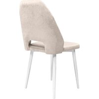 Стул Трия Капри конус Т2 исп.2 (белый муар/велюр бежевый) - Превью изображения №2 — Интернет-магазин ПроЗаказ