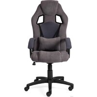 Игровое (геймерское) кресло TetChair Driver (флок/ткань, серый) - Превью изображения №5 — Интернет-магазин ПроЗаказ