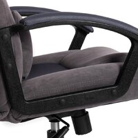 Игровое (геймерское) кресло TetChair Driver (флок/ткань, серый) - Превью изображения №9 — Интернет-магазин ПроЗаказ
