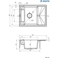 Кухонная мойка Deante ZRM_T11A - Превью изображения №2 — Интернет-магазин ПроЗаказ