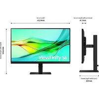 Монитор Samsung ViewFinity S6 LS27D600UAUXEN - Превью изображения №5 — Интернет-магазин ПроЗаказ