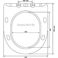 Унитаз подвесной Berges Wasserhaus Ventas Black Rimless + АТОМ 410 AT-043343 (с сиденьем) - Превью изображения №14 — Интернет-магазин ПроЗаказ