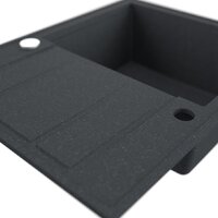 Кухонная мойка Kernau KGS V 4565A 1B1D Black Metallic - Превью изображения №2 — Интернет-магазин ПроЗаказ