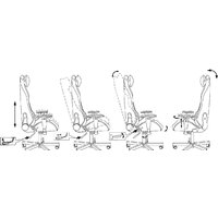 Игровое (геймерское) кресло Knight Neon (черный/серебристый) - Превью изображения №24 — Интернет-магазин ПроЗаказ