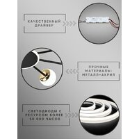 Припотолочная люстра Aitin Pro L73058/10C (черный/хром) - Превью изображения №9 — Интернет-магазин ПроЗаказ