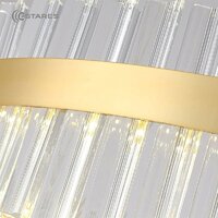 Подвесная люстра Estares Sofia 100W R-APP-500x1000-Gold/Clear-220-IP20_Ч - Превью изображения №3 — Интернет-магазин ПроЗаказ