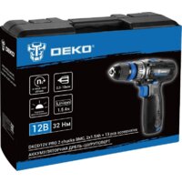 Дрель-шуруповерт Deko DKCD12V PRO 083-1004 (с 2-мя АКБ 1.5Ач, кейс) - Превью изображения №6 — Интернет-магазин ПроЗаказ