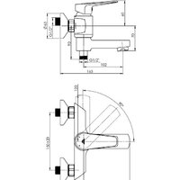 Смеситель Rubineta Deli-10/K (SW) D1PK08 - Превью изображения №3 — Интернет-магазин ПроЗаказ