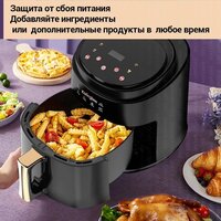 Аэрогриль (аэрофритюрница) KaringBee JD689 (черный) - Превью изображения №9 — Интернет-магазин ПроЗаказ