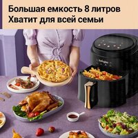 Аэрогриль (аэрофритюрница) KaringBee JD689 (черный) - Превью изображения №8 — Интернет-магазин ПроЗаказ