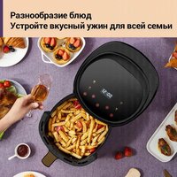 Аэрогриль (аэрофритюрница) KaringBee JD689 (черный) - Превью изображения №6 — Интернет-магазин ПроЗаказ