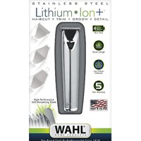 Триммер для бороды и усов Wahl Trimmer Stainless Steel Li-Ion [9818-116] - Превью изображения №5 — Интернет-магазин ПроЗаказ