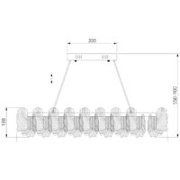 Подвесная люстра Bogate's 90376/1 - Превью изображения №6 — Интернет-магазин ПроЗаказ