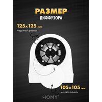 Осевой вентилятор HOMY AO125WS - Превью изображения №9 — Интернет-магазин ПроЗаказ