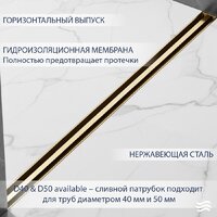 Трап/канал Lauter 210S373-GG 700x31 (золото) - Превью изображения №2 — Интернет-магазин ПроЗаказ