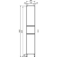  Belux Шкаф-пенал Минск П 30-01 (1, белый глянцевый) - Превью изображения №5 — Интернет-магазин ПроЗаказ