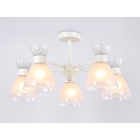Припотолочная люстра Ambrella light TR3179/5 WH (белый) - Превью изображения №3 — Интернет-магазин ПроЗаказ