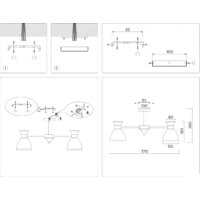 Припотолочная люстра Ambrella light TR3179/5 WH (белый) - Превью изображения №8 — Интернет-магазин ПроЗаказ