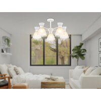 Припотолочная люстра Ambrella light TR3179/5 WH (белый) - Превью изображения №6 — Интернет-магазин ПроЗаказ