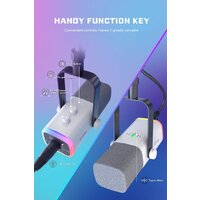 Проводной микрофон FIFINE AM8T (белый) - Превью изображения №11 — Интернет-магазин ПроЗаказ