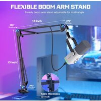 Проводной микрофон FIFINE AM8T (белый) - Превью изображения №5 — Интернет-магазин ПроЗаказ