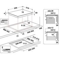 Варочная панель Whirlpool WLX6001DNF - Превью изображения №2 — Интернет-магазин ПроЗаказ