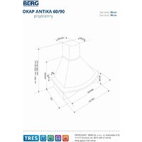 Кухонная вытяжка Berg ANTIKA60 - Превью изображения №7 — Интернет-магазин ПроЗаказ
