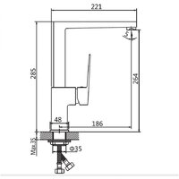 Смеситель AV Engineering AVWMT4-A923-618 - Превью изображения №2 — Интернет-магазин ПроЗаказ